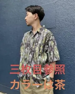 masses シャツ　tiki カラーは三枚目の茶のサムネイル