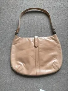 guess 本革　ショルダーバッグ　ベージュ　入学式などに