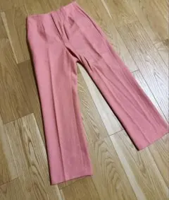 ユナイテッドアローズ　パンツ　　ピンク　ストレートパンツ　カラーパンツ