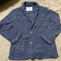 ZARA KNITWEAR カーディガン 9-10 ネイビー