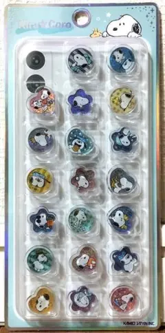 国内正規品 ピーナッツ スヌーピー おはじきシール KiraCoro キラコロ