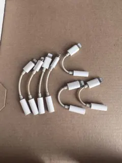 Lightning - 3.5 mm ヘッドフォンジャックアダプタ【断線】 7本