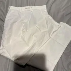 GU ホワイト チノパン 76