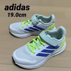 adidas アディダス コアファイト5 キッズ 19.0cm スニーカー 美品