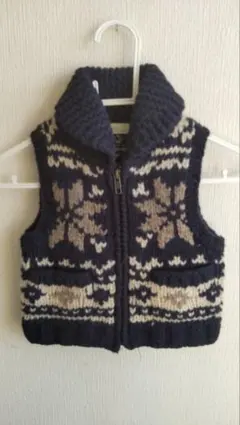 【お値下げ中】earth music&ecology ニットベスト 80サイズ