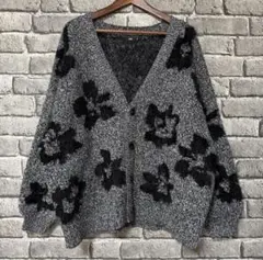 【美品】HARE　フラワーモチーフシャギーカーディガン　山田涼介さん着用のサムネイル