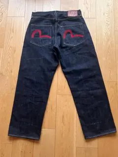 EVISU エヴィス エビス　デニムパ赤カモメ刺繍 インディゴ　2001のサムネイル