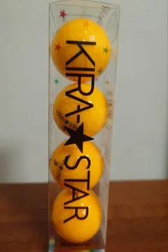 kasco KIRA STAR ゴルフボール オレンジ 4球