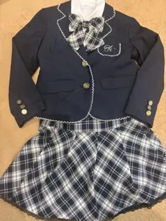 美品　3can4on 子供　フォーマルスーツセット　120 4点　女の子　入学