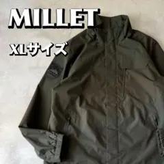 MILLET ミレー ナイロンジャケット 古着 XLサイズ カーキのサムネイル