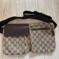 GUCCI GGパターン ボディバッグ