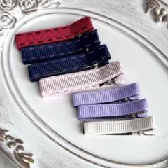 サイズ2種ヘアクリップ アソートセット ベビークリップ キッズ 7個
