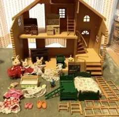 SALE☆シルバニアファミリー 赤い屋根の大きなおうち