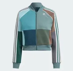 adidas KSENIASCHNAIDER デニムパッチワーク トラックトップ - メルカリ