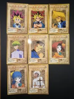 遊戯王 初期 東映 公式 カード 遊戯 闇バクラ 7枚セット - メルカリ