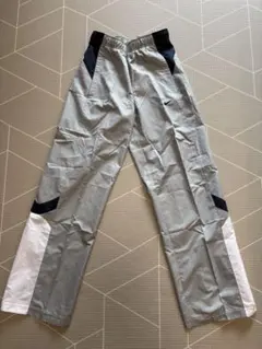 00s ナイキ Nike ストレートナイロン ワイドパンツ グレー