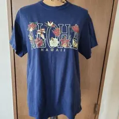 【値下げ】GILDAN ALOHA HAWAII Tシャツ ネイビーのサムネイル