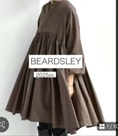 BEARDSLEYビアズリー エスカルゴコンビチュニック 黒 日本製 完売品