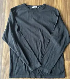 ユニクロU クルーネックセーター　長袖　ブラックMサイズ
