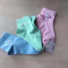 EL FIN DOLL キッズ靴下 3足セット 19-24cm