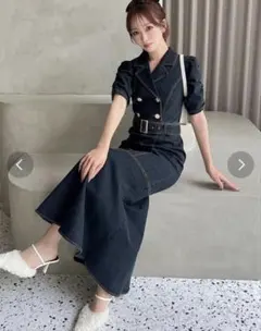 RESEXXY ステッチデザインマーメイドワンピース 新品未使用