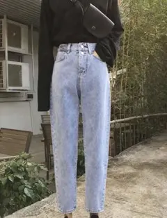 shein honeyspot ジーンズ　ハイウエスト