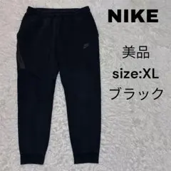 NIKE ナイキ　テックフリース　ジョガーパンツ　XL ブラック　黒　美品