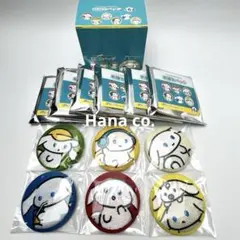 アイシナモロール 刺繍缶バッジ 全6種コンプ 外箱・袋あり サンリオ