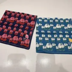アナスイ ANNA SUI ハンカチ 2枚 まとめ まとめ売り 花のサムネイル