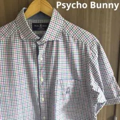 【可愛い◎】Psycho Bunny ワイドカラーチェックシャツのサムネイル