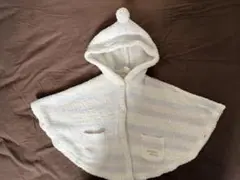 ジェラートピケ　キッズ　ポンチョ90〜100