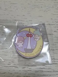 キキララ　京都タワー 缶バッジ