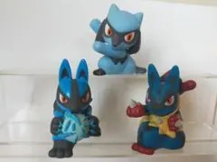 ポケモンキッズ　指人形　リオル　ルカリオ　メガルカリオ　進化セット　まとめ売り②