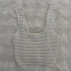 H&M ノースリーブニット サマーニット