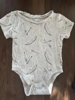 OLD NAVY 80cm グレー ロンパース 12-18M