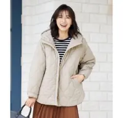 【極美品】★洗える★ キルトブルゾン　any FAM