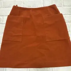 ロペピクニック 台形スカート オレンジ L(40)