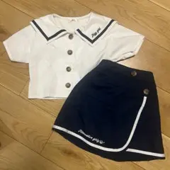 セーラー風セットアップ 130cm アルジー
