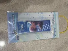 プロセカ　あんさんぶるスターズ！！ チケット風アクリルキーチェーン 青柳冬弥