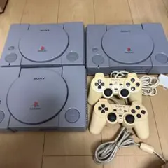 ジャンク品　PlayStation (PS1) 本体 3台 コントローラー付き