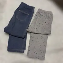 UNIQLO ユニクロ　キッズレギンス　2枚セット