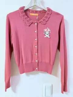 新品Fi.n.t薔薇刺繍カーディガン♡axes femme kawaiiロリータ