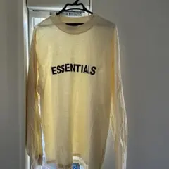 ESSENTIALS 長袖カットソー L クリーム色