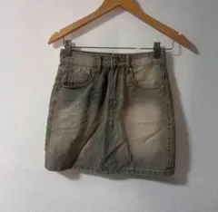 デニムミニスカート Y2K