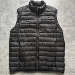 美品 UNIQLO ウルトラライト　ダウンベスト 黒 XL 軽量　ビジネス