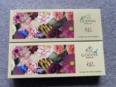 GODIVA 100周年 ラングドシャクッキー アソートメント 8枚入2箱セットのサムネイル