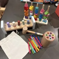 知育 木製 モンテッソーリ 玩具