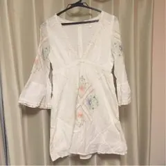 刺繍ワンピース【MERCURYDUO】