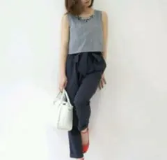 【大人気】チェック柄オールインワン トランテアンソンドゥモード