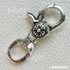 キーホルダーシルバー925 刻印 キーチェーン キーリング カラビナ